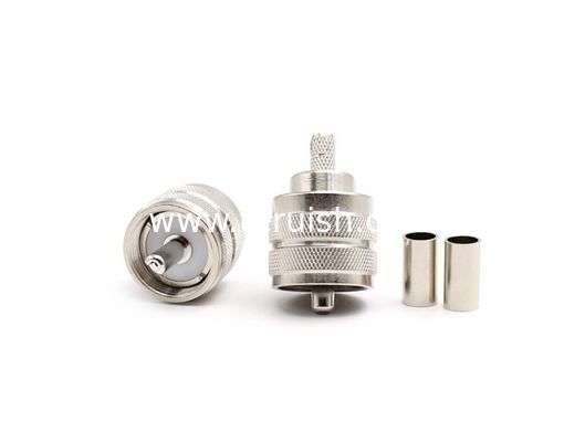 RF Connector UHF Male for RG58 cable crimp