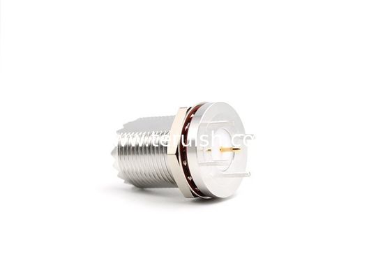 UHF Female Flange Connector Solder Attachment Thru Hole PCB