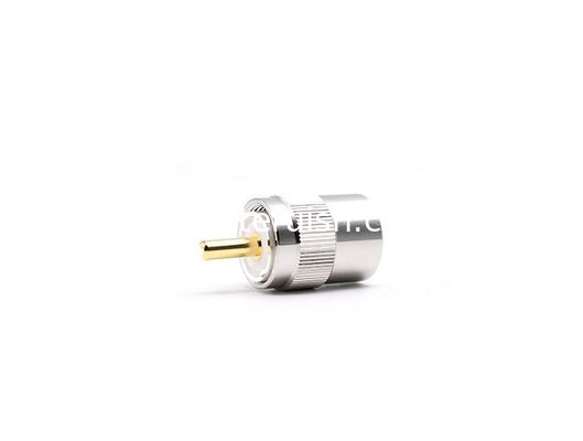 UHF Male Twist-on Connector For SYV-50-7-1 Cable