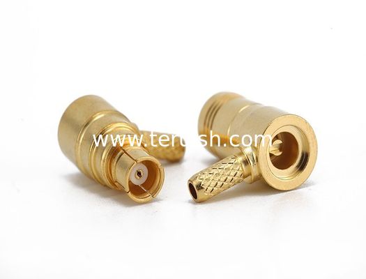 SMB female right angle RF coaxial Connector