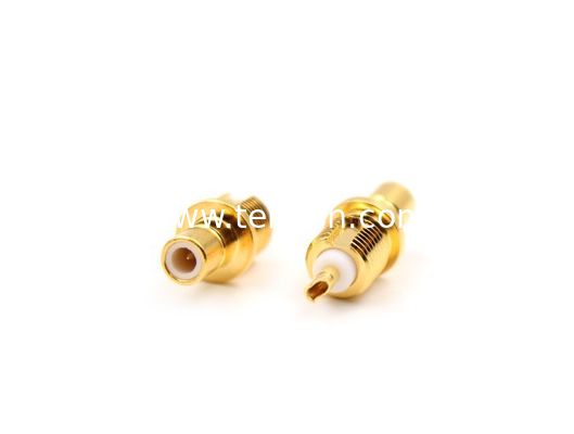 RF Coaxial Connector SMB Male Bulkhead Connector Terminal