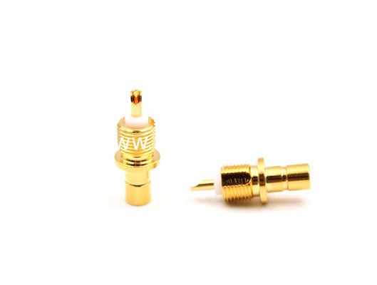 RF Coaxial Connector SMB Male Bulkhead Connector Terminal