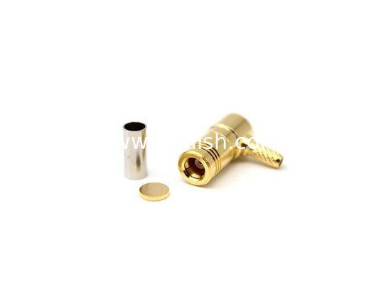 RF Connector SMB Female Right Angle For RG316 Cable Crimp
