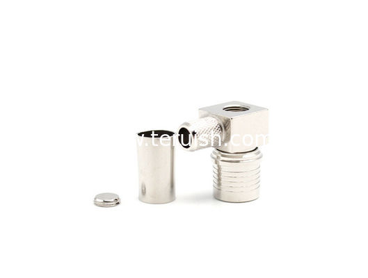 RF Connector QMA Male Right Angle For LMR240 Cable