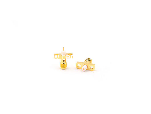 RF Connector SSMA Female Flange Mount