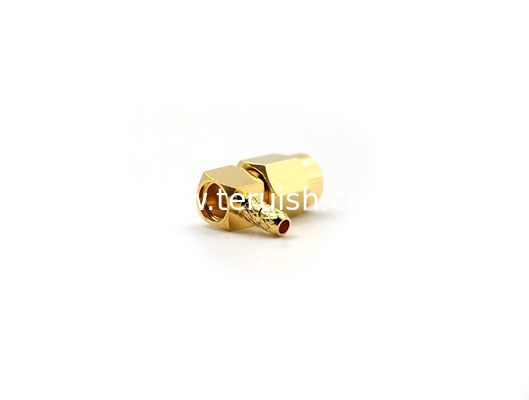 RF Connector SSMA Male Right Angle for RG316 Cable