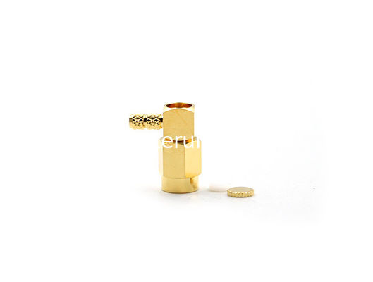 RF Connector SSMA Male Right Angle for RG316 Cable