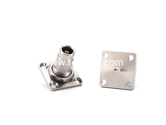 RF Connector QN Female Bulkhead Flange Mount