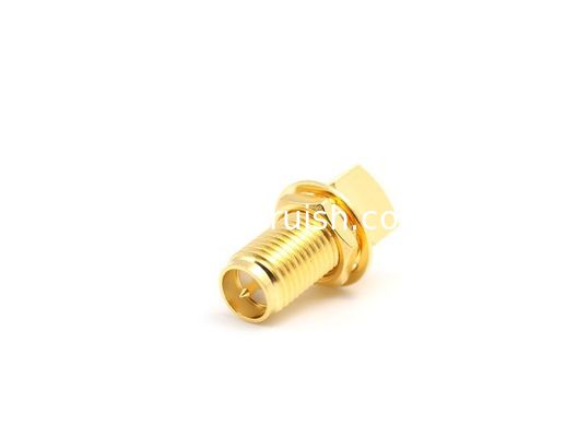 RF Connector RPSMA Female Bulkhead Right Angle