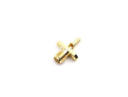 RF Connector RPSMA Female Flange for RG316 Cable, Crimp