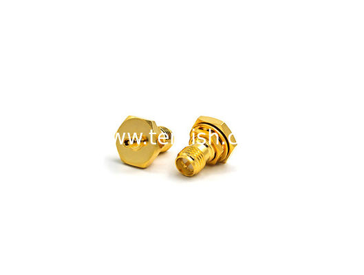 RPSMA Female Bulkhead Connector for 1.32mm Cable
