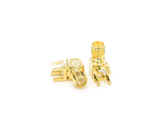 Reverse Polarity SMA female Right angel Connector for PCB
