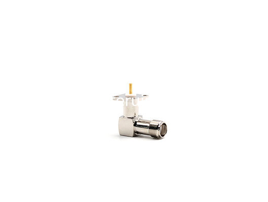 RF Connector RPTNC Female Right Angle Flange Mount
