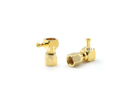 SMC Female Right Angel Connector for 1.13mm/1.37mm Cable