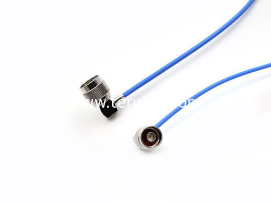Cable Assembly N male Right Angle and N male Right Angle with RG141 Cable length 450mm