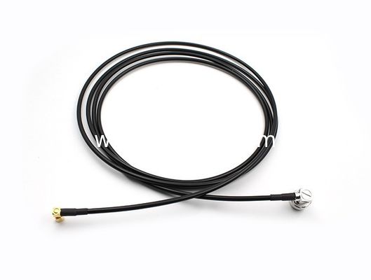 Coaxial Cable Assembly N Male Right Anlge and RPSMA Female Right Angle with RG195 cable, length 3 meter