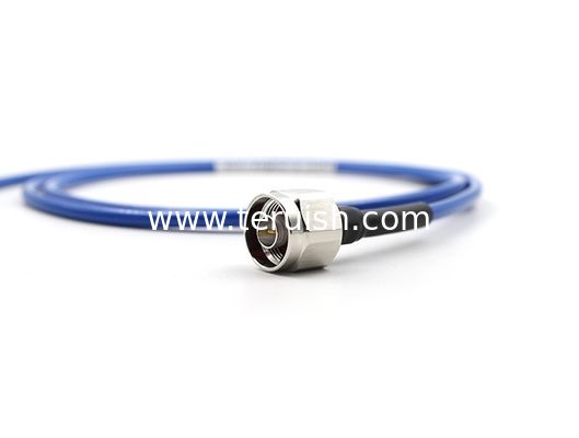 Cable Assembly SMA Male Right Angle and N Male with 142PUR cable length 1.6 meter