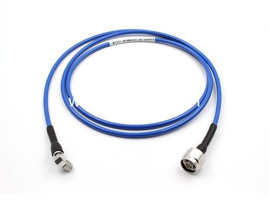 Cable Assembly SMA Male Right Angle and N Male with 142PUR cable length 1.6 meter