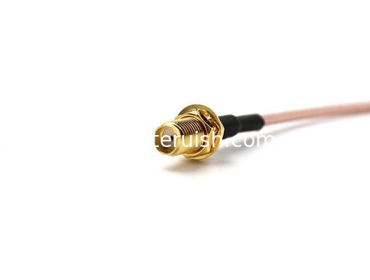 Cable assembly SMA female to MCX male Right angle with RG316 Length 350mm