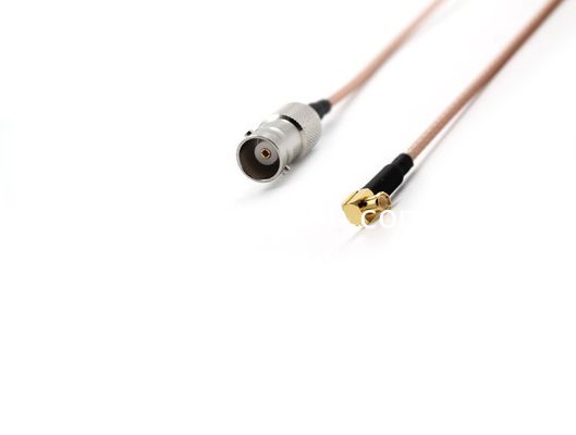 Cable Assembly MCX Male Right Angle and BNC Female with RG316 Cable, length 240mm