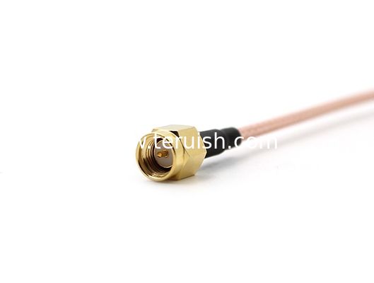 Cable Assembly SMA Male and SMA female bulkhead with RG316 Cable, length 217mm
