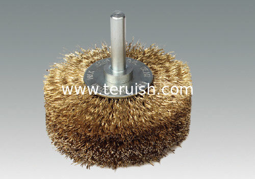 shaft-mounted wheel wire brush-wide