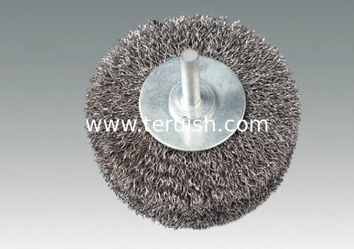 shaft-mounted wheel wire brush-wide