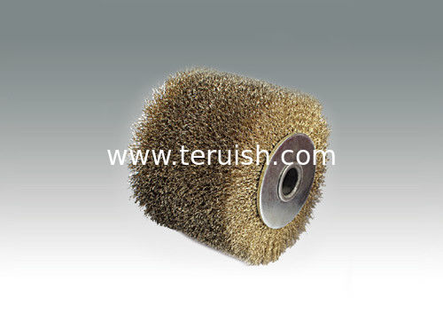 Crimped wire wheel brushes