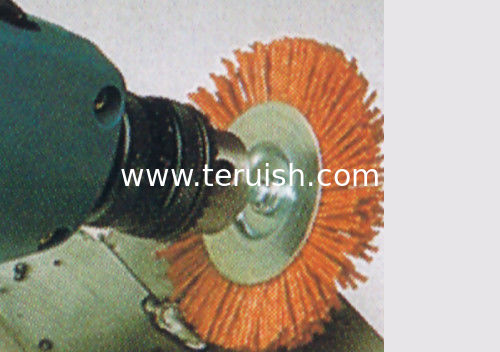 Abrasive wheel brushes