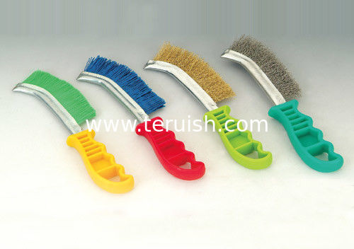 Knife-shape plastic handle brush