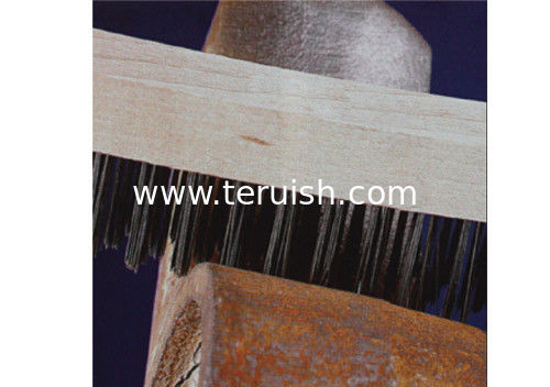 Wooden handle brush