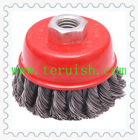 Twist Knotted Screw & Bowl Wire Wheel Brushes TRT08