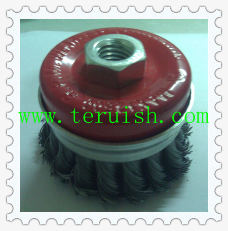 Twist Knotted Screw & Cup Wire Wheel Brushes TRT10