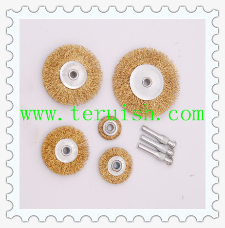 Crimped Wire Small Flat Wheel Brushes TRC02