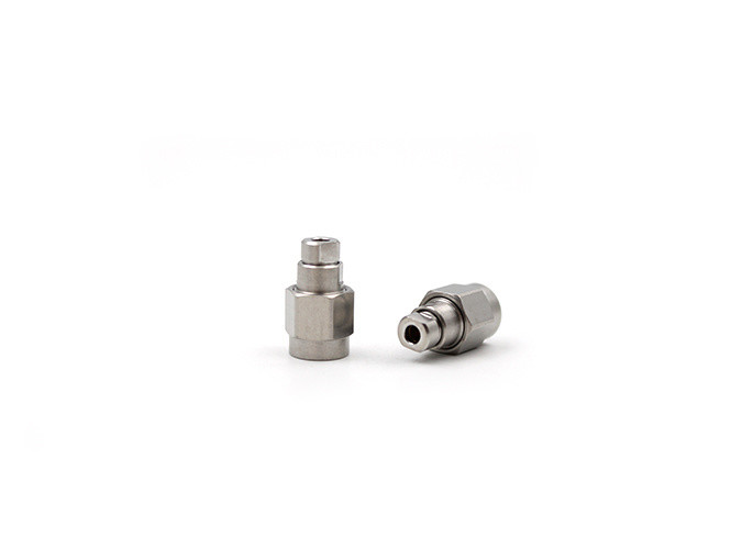 Milimeter wave connector stainless Steel 3.5mm Male for .086RG405 Cable