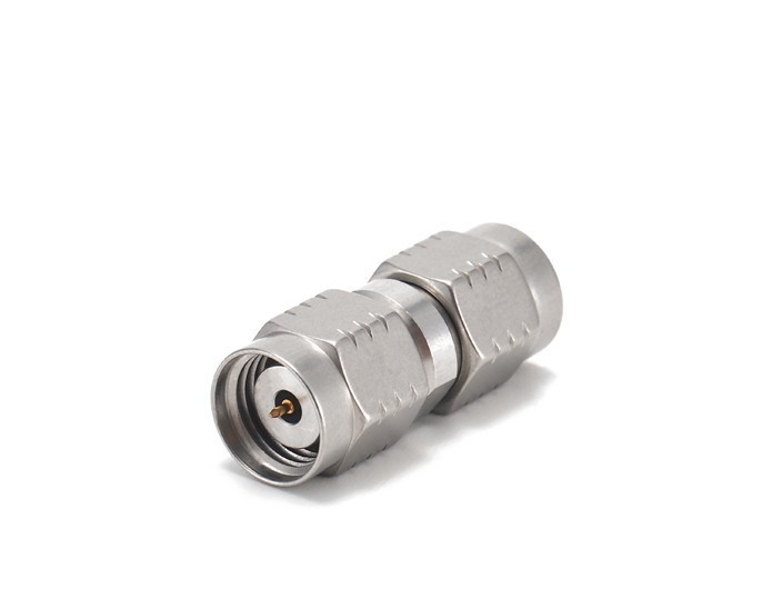 1.85mm male to 1.85mm male stainless steel RF Coaxial Adaptor