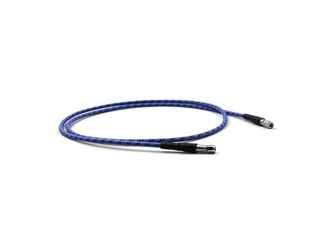 RF cable assemblies DC-110GHz with armor,1.0mm Male to 1.0mm Female connector, length1000mm