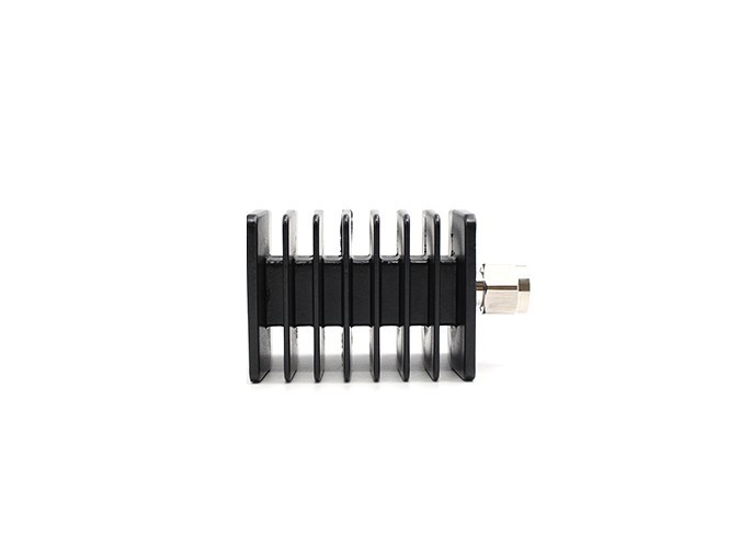 High Power 50 Watt RF Load Up to 4GHz with N Male Black Anodized Aluminum