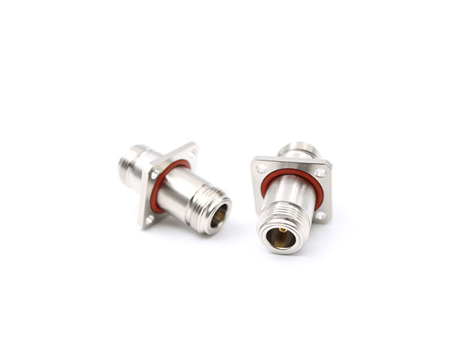 N female to N female Flange RF Adapter