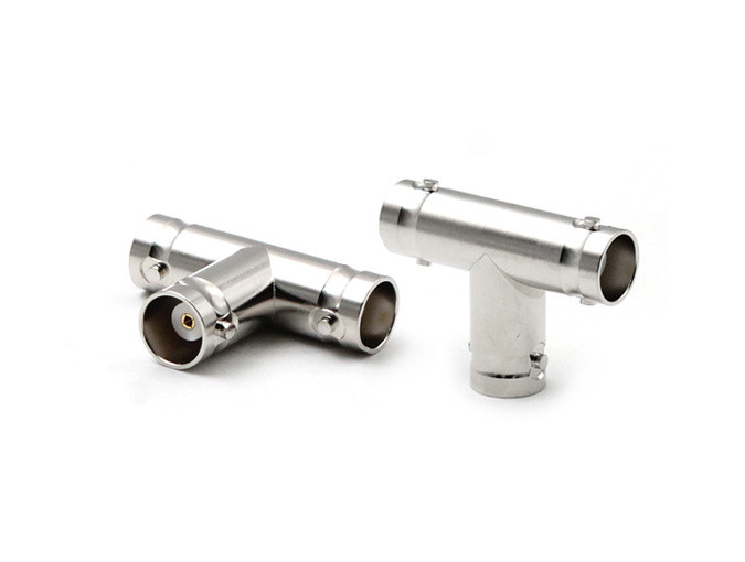 BNC Female to Female to Female Adapter