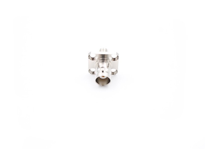 RF Connector BNC Female to SMA Female FLange mount