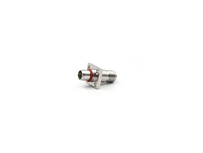 RF Connector Stainless Steel BMA Male to SMA Female Flange