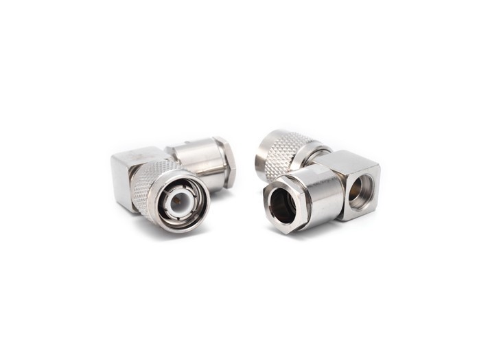 TNC Male Right Angle RF Coaxial Connector for LMR300 Cable Clamp TNC-JW300A