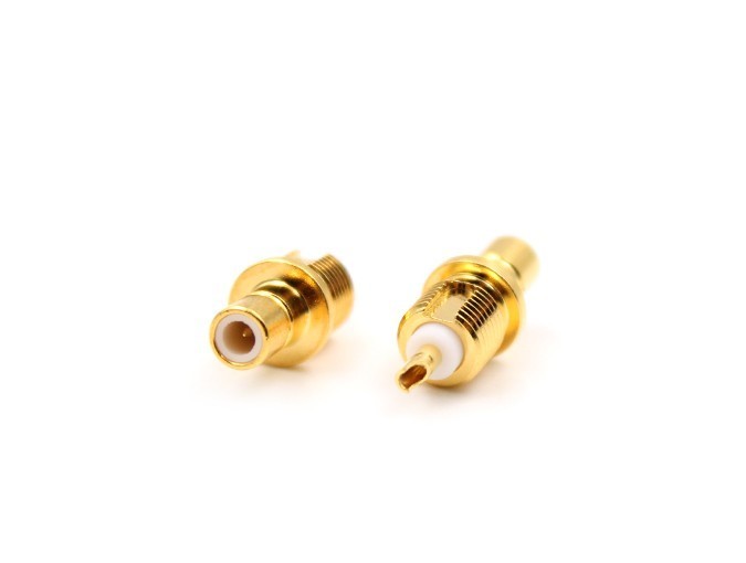 RF Coaxial Connector SMB Male Bulkhead Connector Terminal