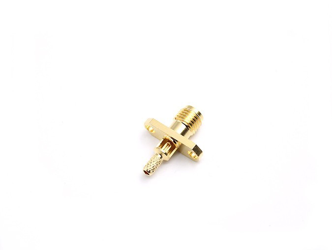 RF Connector RPSMA Female Flange for RG316 Cable, Crimp