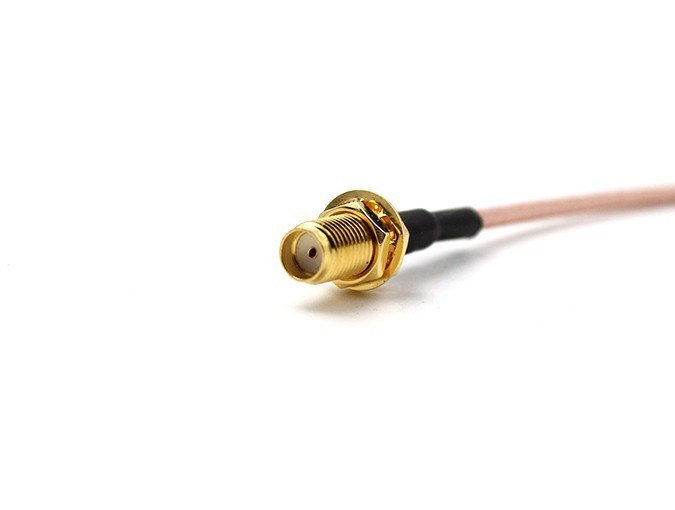 Cable assembly SMA female to MCX male Right angle with RG316 Length 350mm