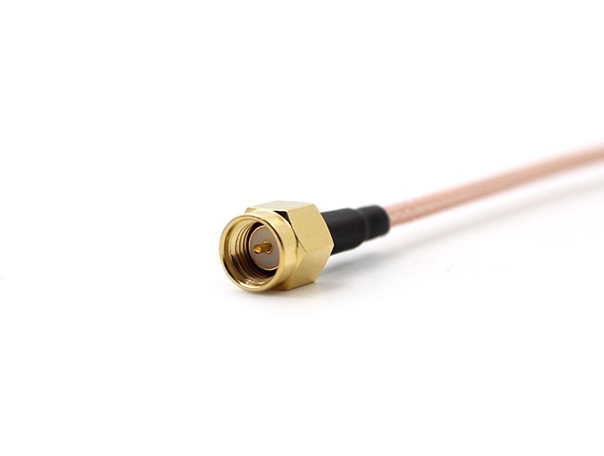 Cable Assembly SMA Male and SMA female bulkhead with RG316 Cable, length 217mm