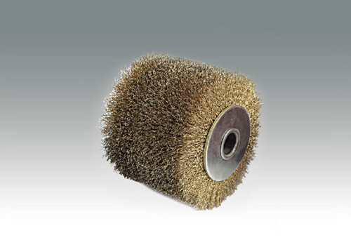Crimped wire wheel brushes