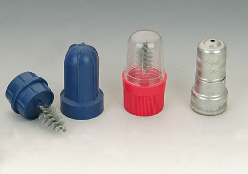 Battery terminal brushes