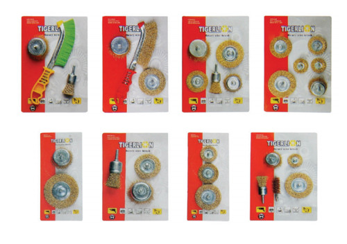 Blister card brushes set